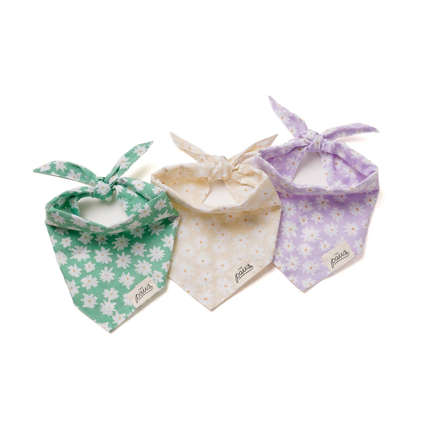 Bandana à fleurs lilas - Frankie et Suzie