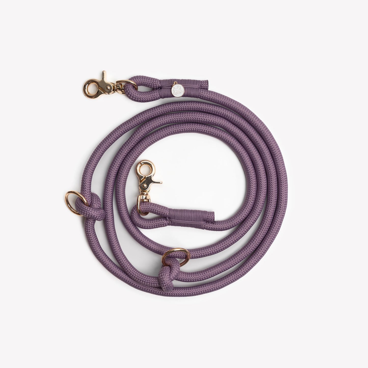 Laisse mains-libres lilas