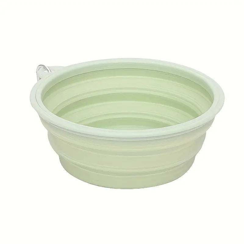 Gamelle de voyage pliable vert d'eau