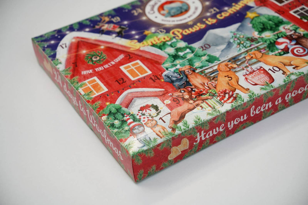 Calendrier de l'Avent de Noël pour chiens - Frankie et Suzie