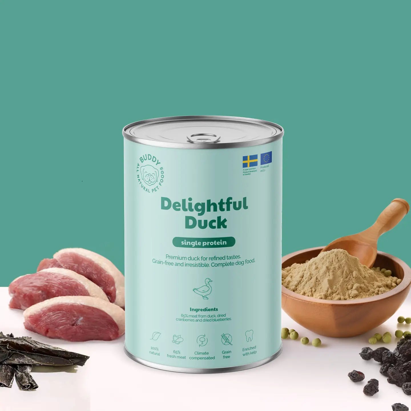 Nourriture humide au canard (400g)