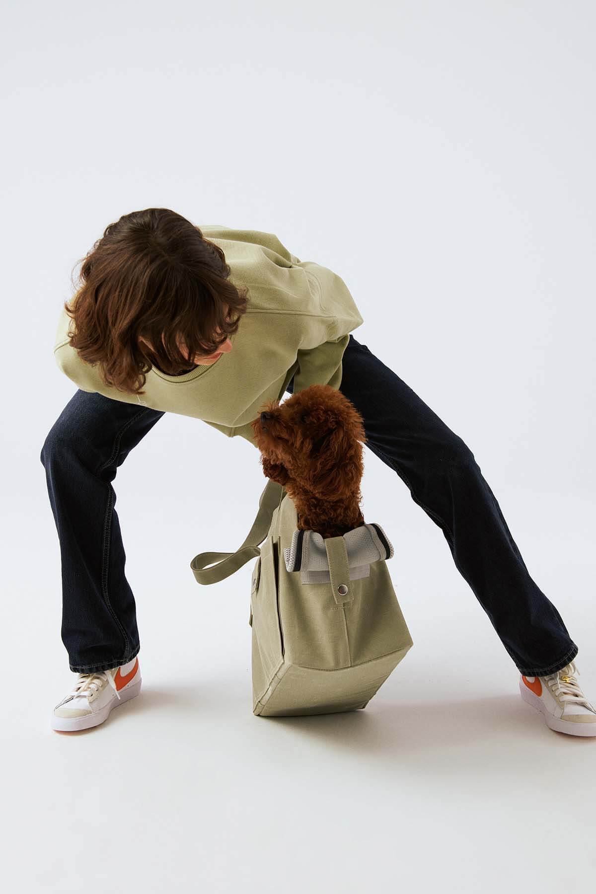 Sac de transport beige