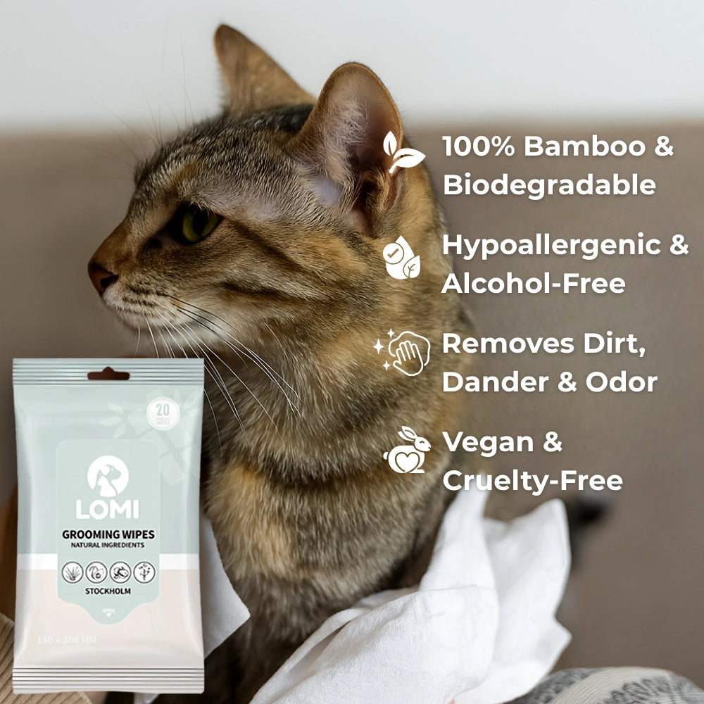 Lingettes nettoyantes pour pattes