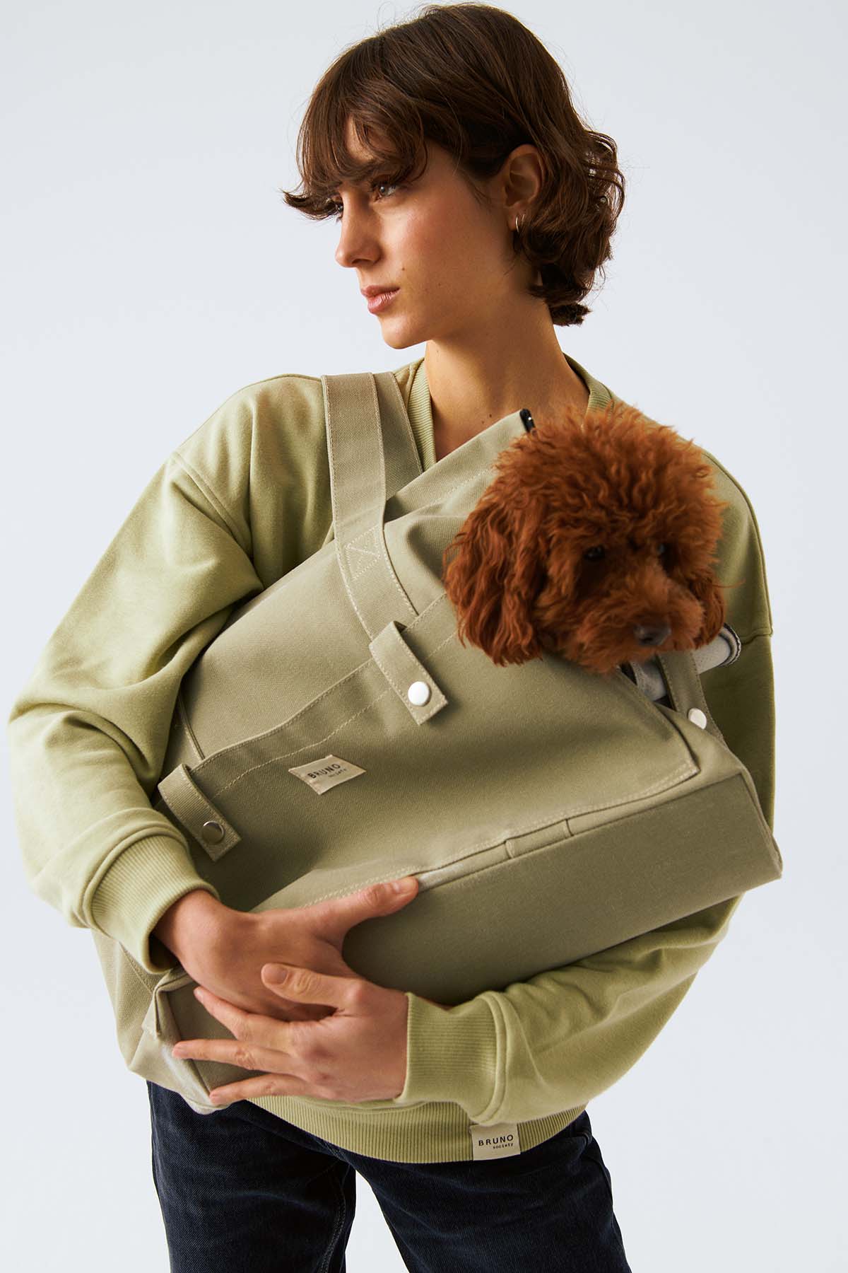 Sac de transport beige