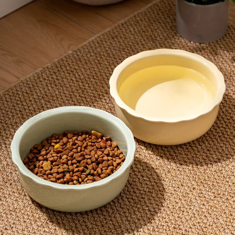 Gamelle céramique jaune pastel