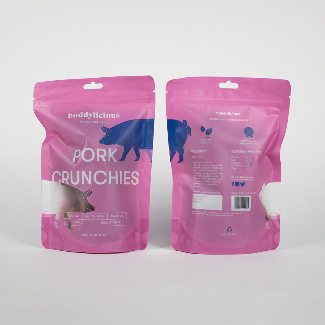 Croustillants de porc 100% naturels - Frankie et Suzie