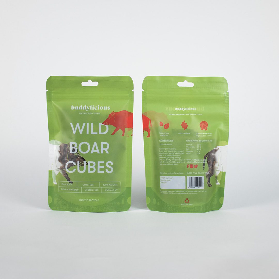 Cubes de sanglier 100% naturels - Frankie et Suzie