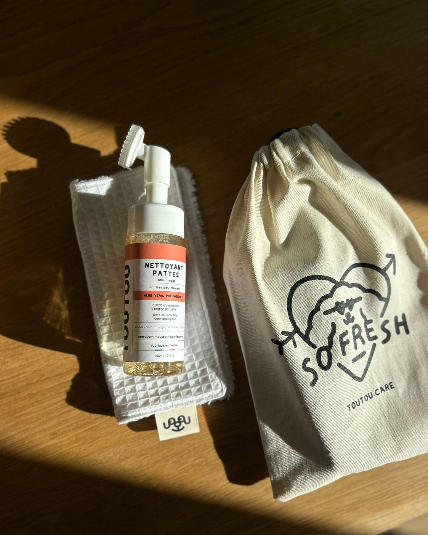 Nettoyant pattes rechargeable - Frankie et Suzie