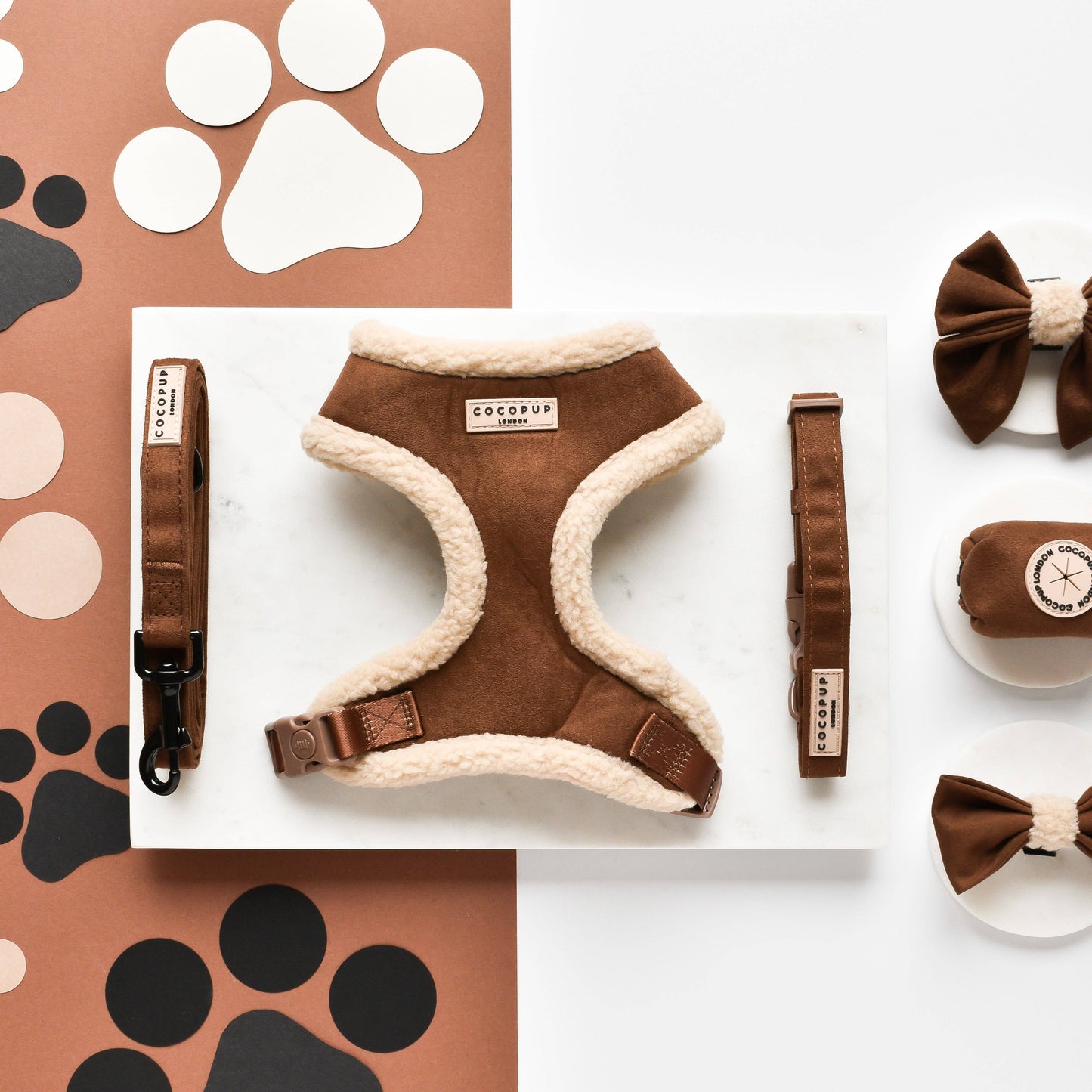 Collier aviateur brun