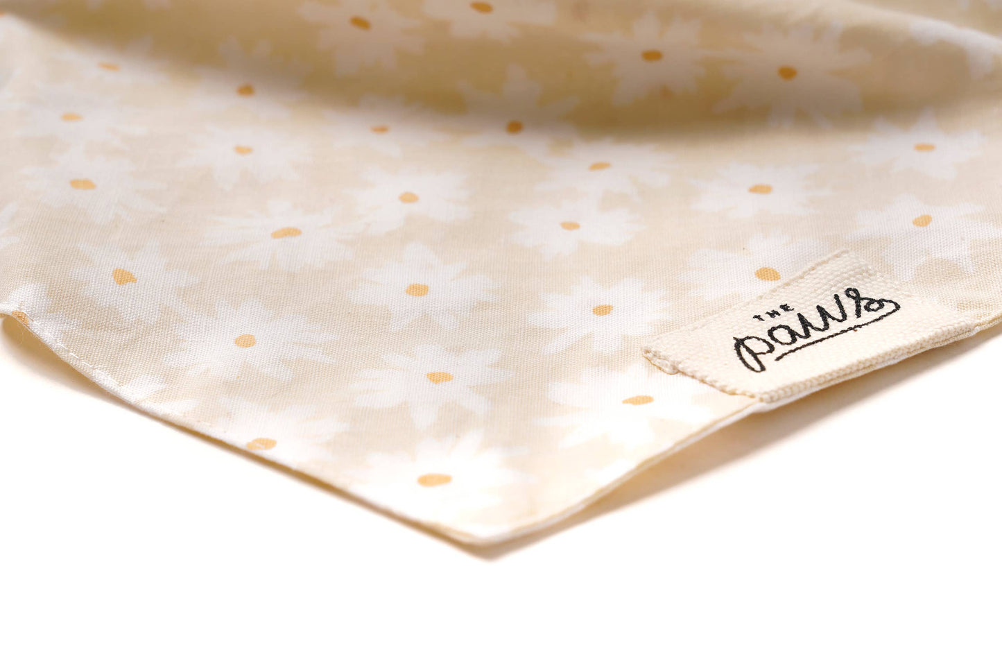 Bandana à fleurs beige - Frankie et Suzie