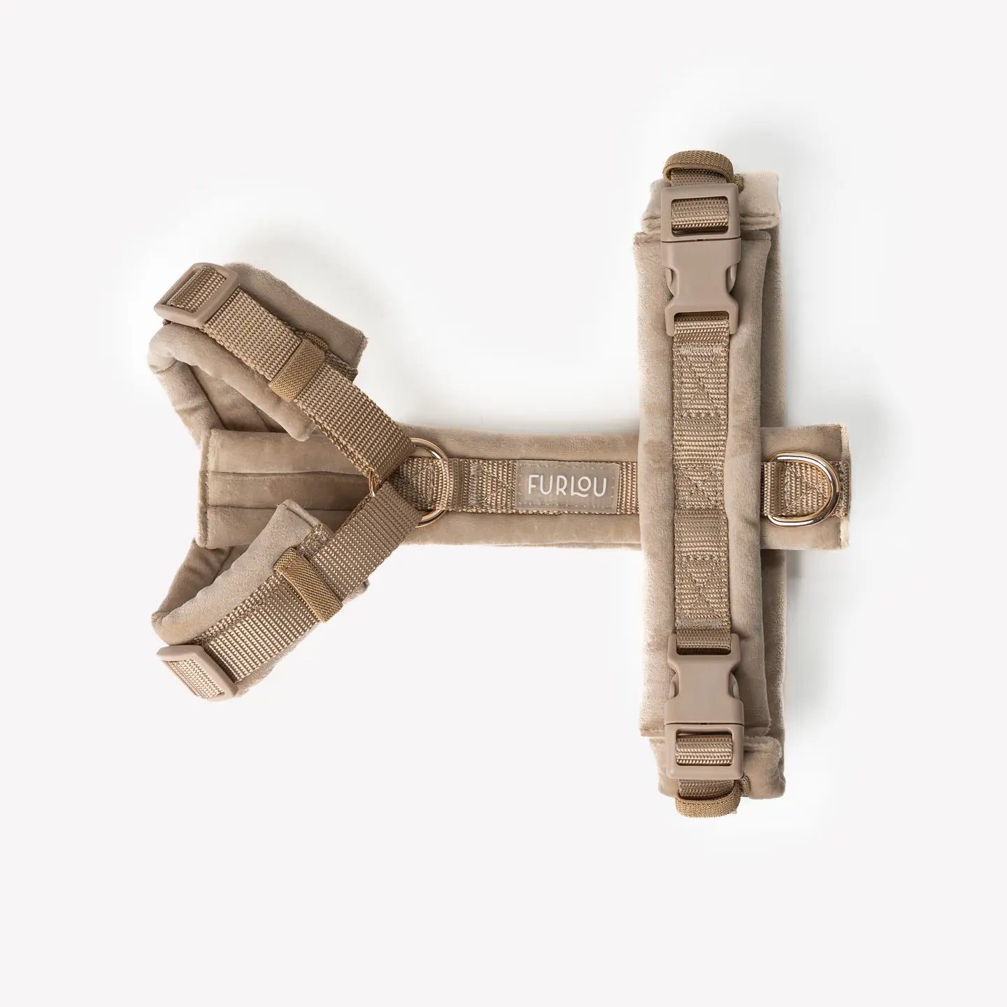 Harnais sable en velours