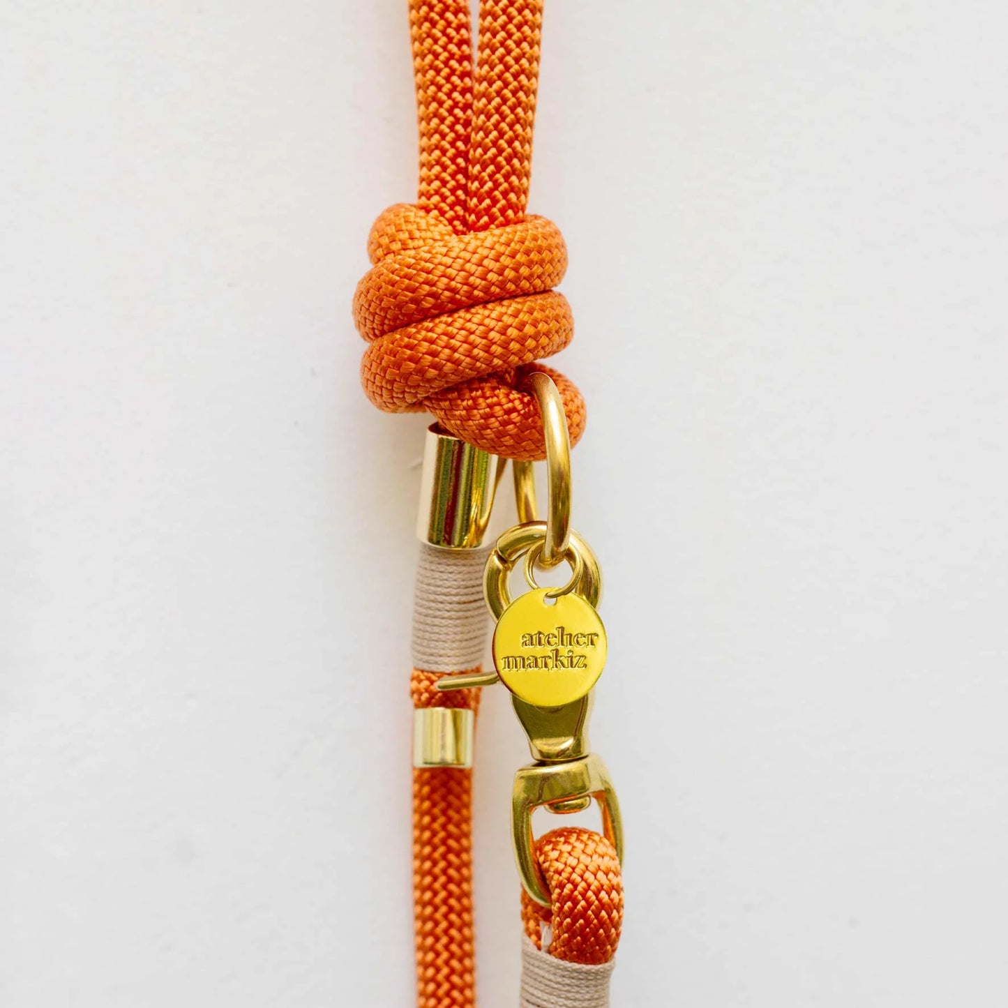 Laisse orange multi-positions