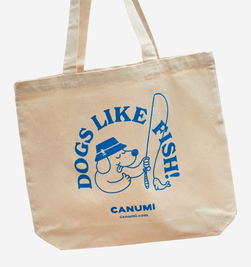 Tote bag / Sac de plage chien - Frankie et Suzie