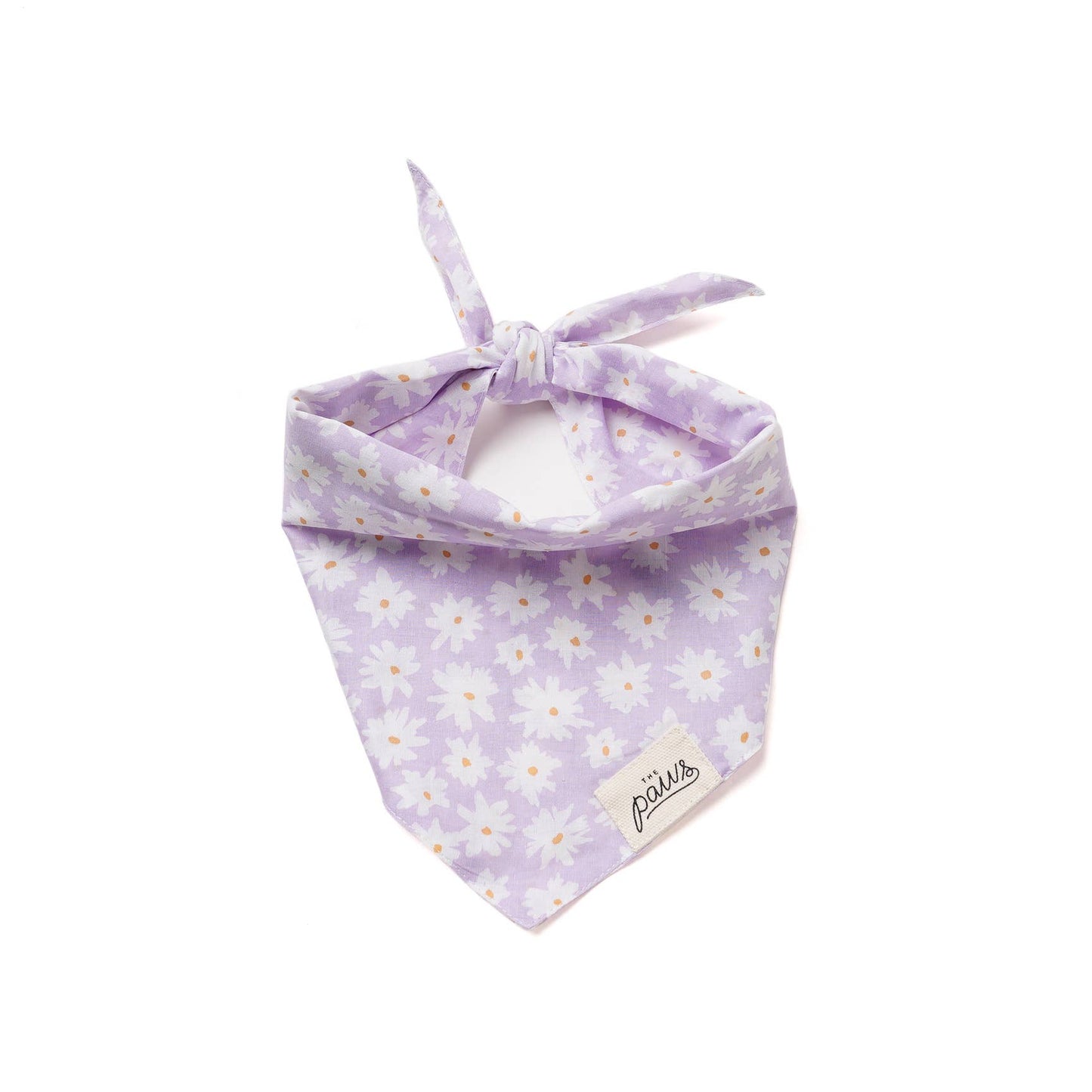Bandana à fleurs lilas - Frankie et Suzie