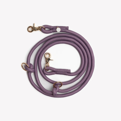 Laisse mains-libres lilas