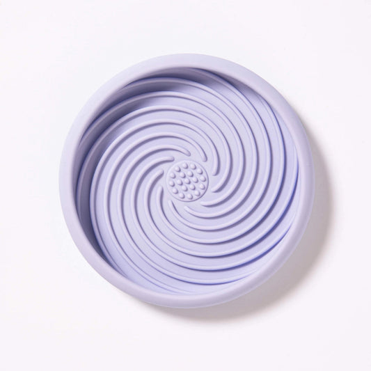 Bol de léchage violet