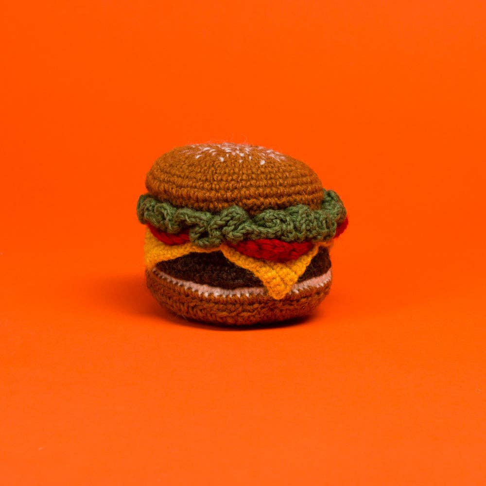 Hamburger en crochet