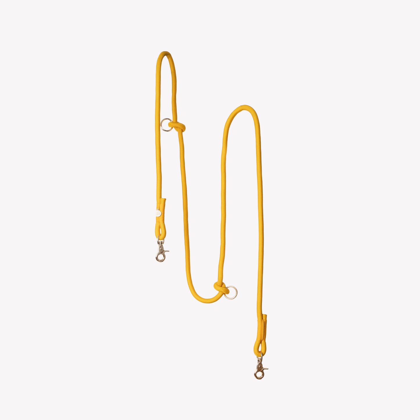 Laisse mains-libres jaune