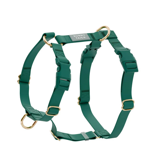 Harnais imperméable vert foncé