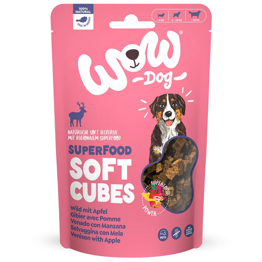 Cubes de friandises gibier et pomme