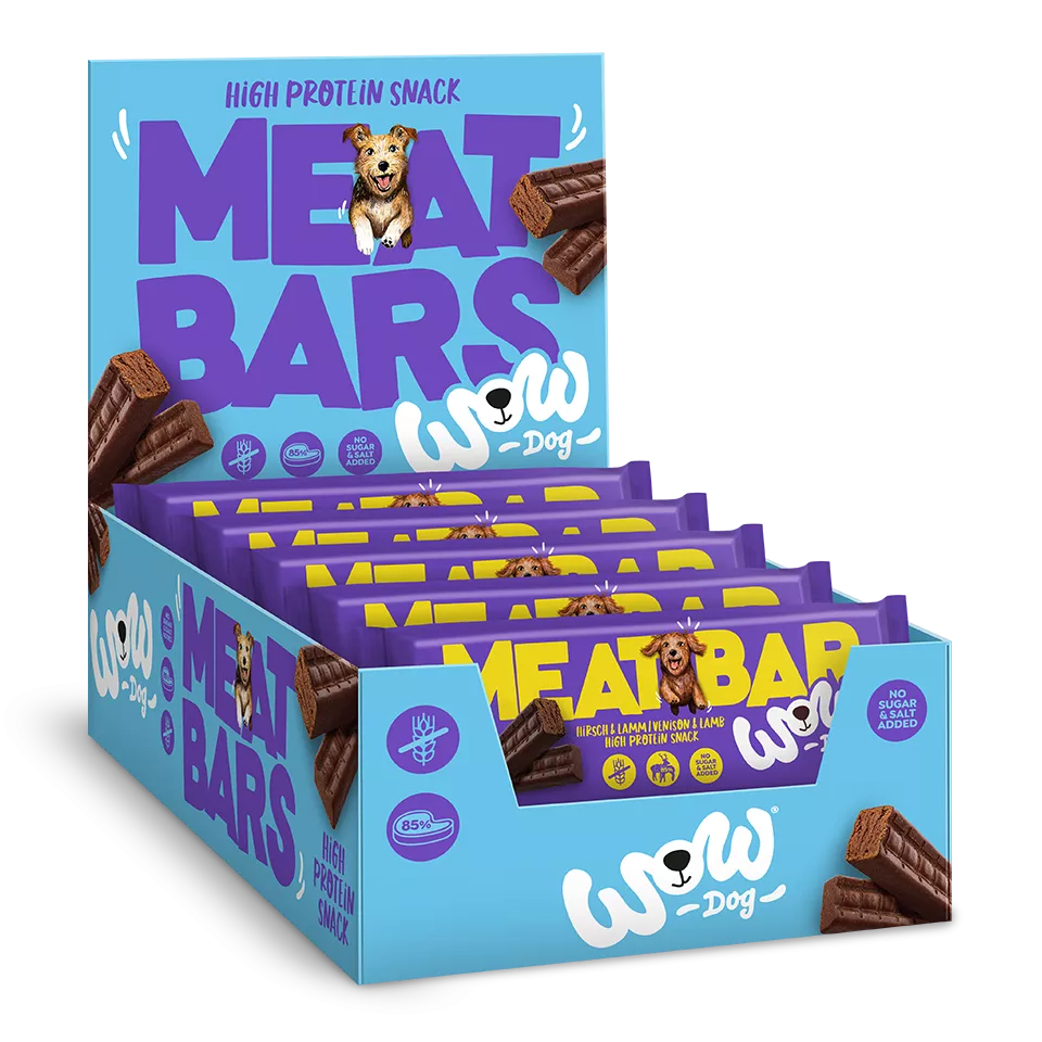 Barres protéinées au cerf et à l'agneau