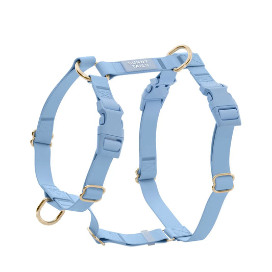 Harnais imperméable bleu pastel