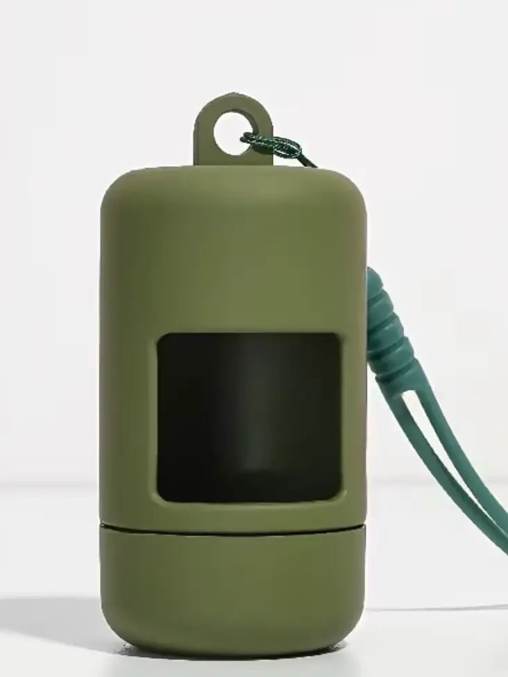 Distributeur de sacs à crottes vert