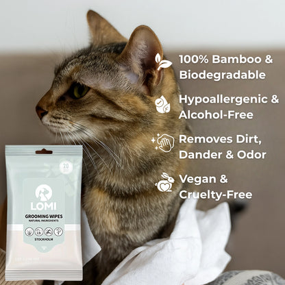 Lingettes nettoyantes pour pattes
