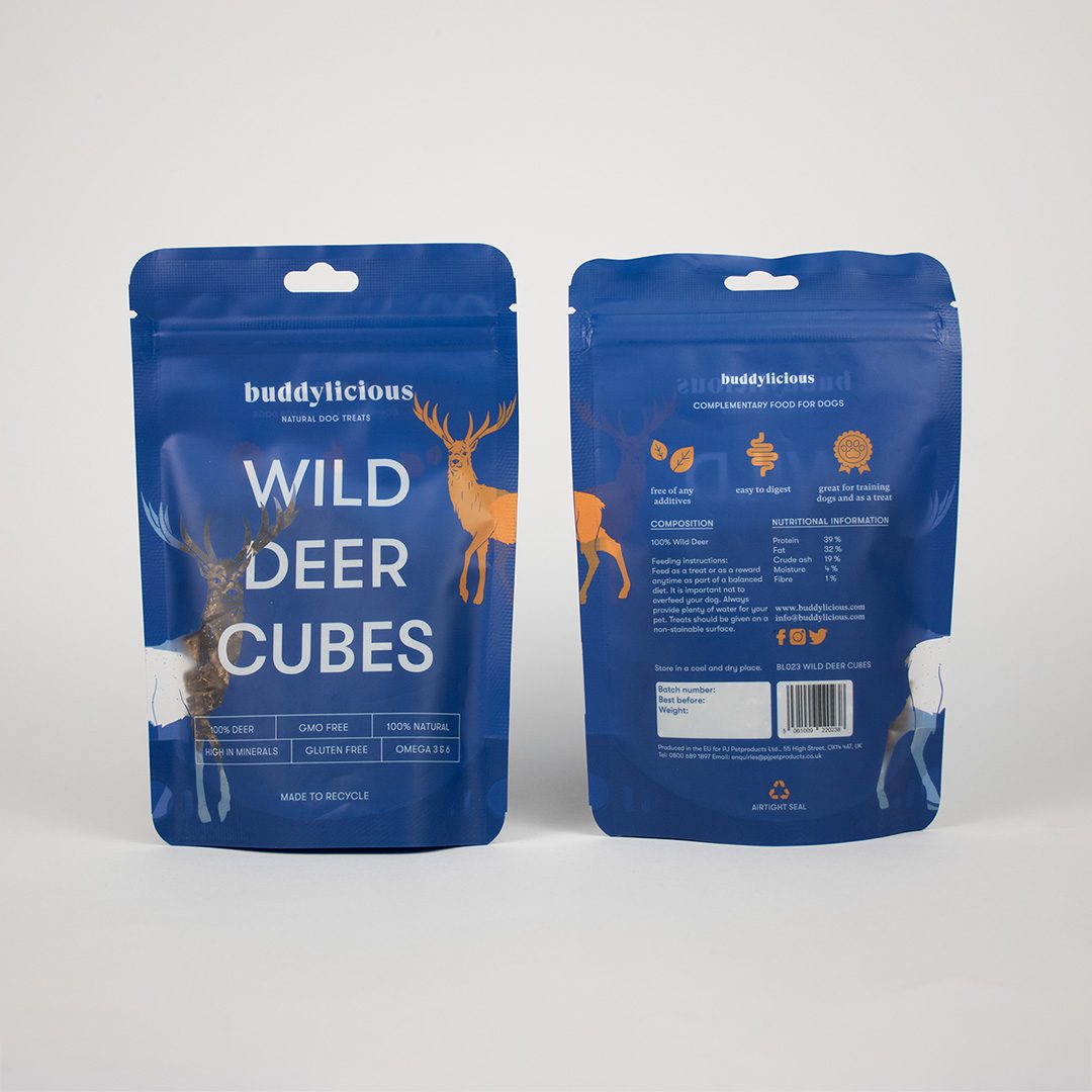 Cubes de cerf  100 % naturels