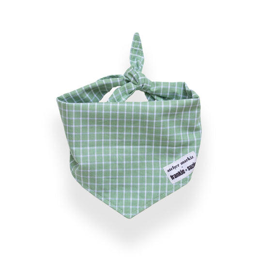 Bandana Vichy vert