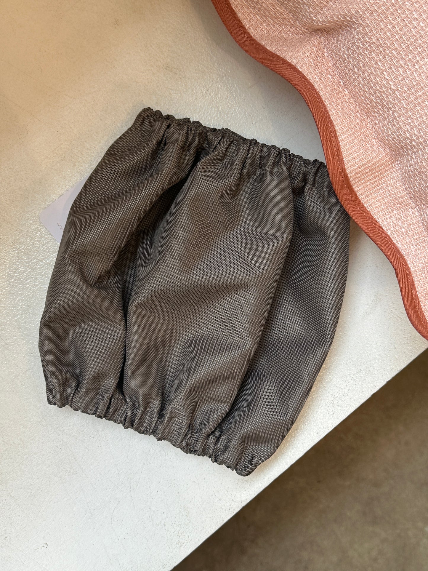 Snood imperméable marron