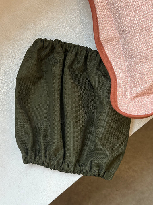 Snood imperméable kaki foncé