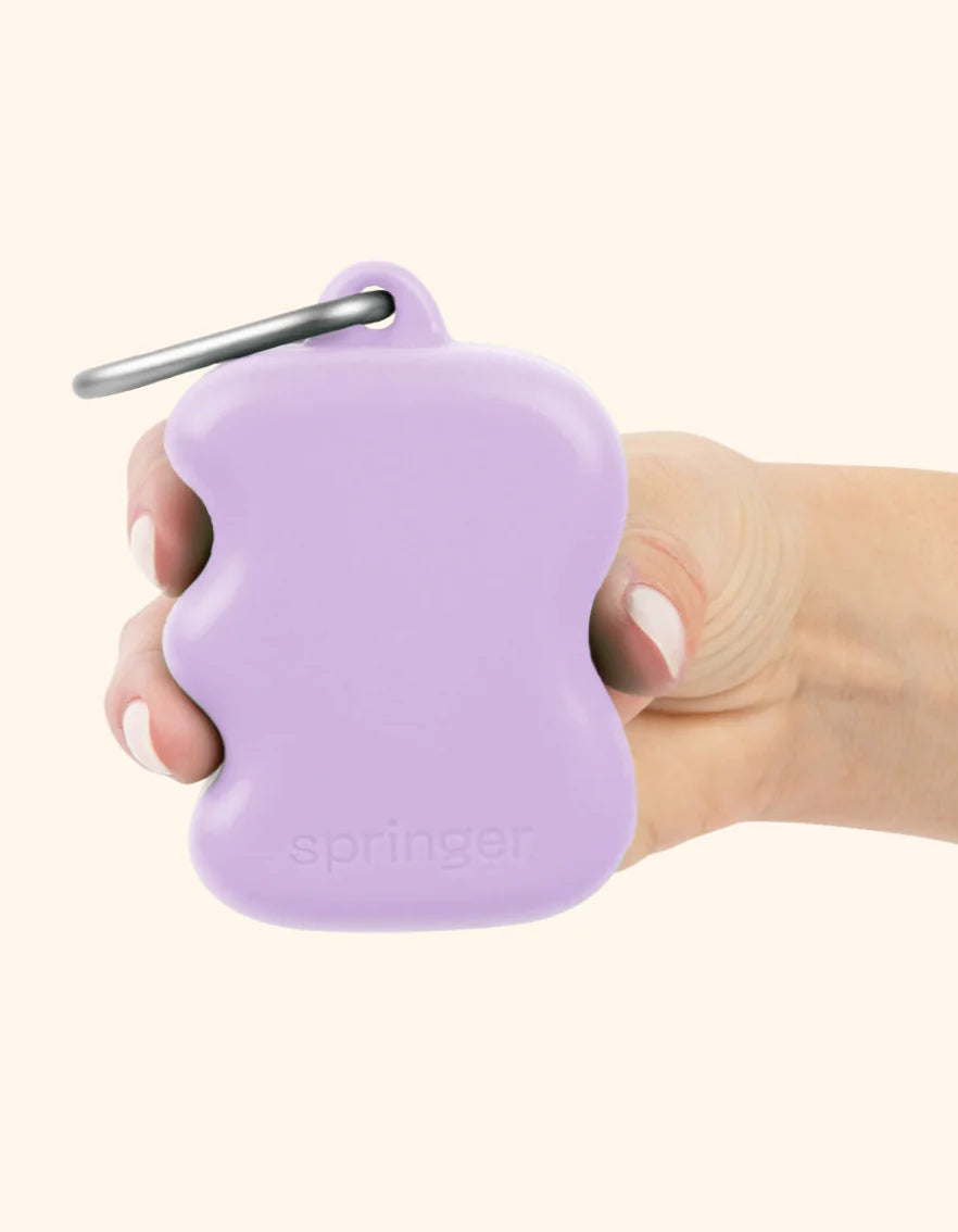 Distributeur à friandises en silicone lilas