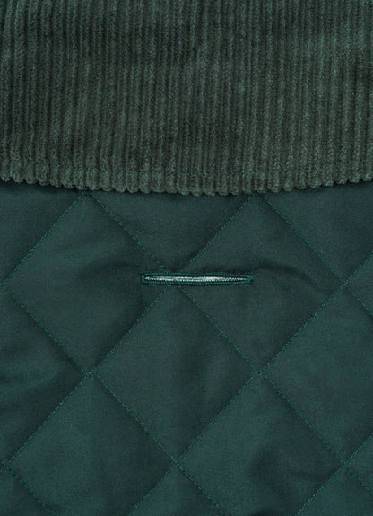 Manteau matelassé vert