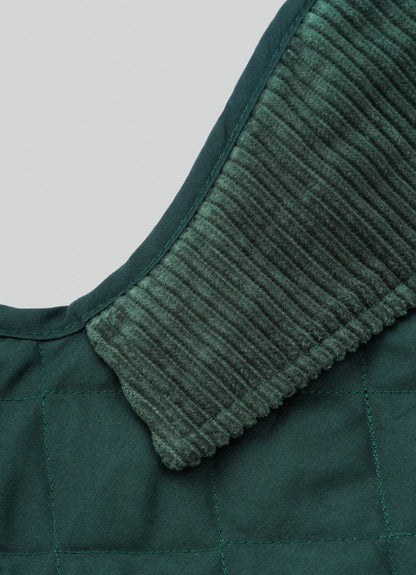 Manteau matelassé vert