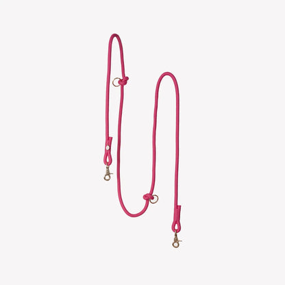Laisse mains-libres magenta