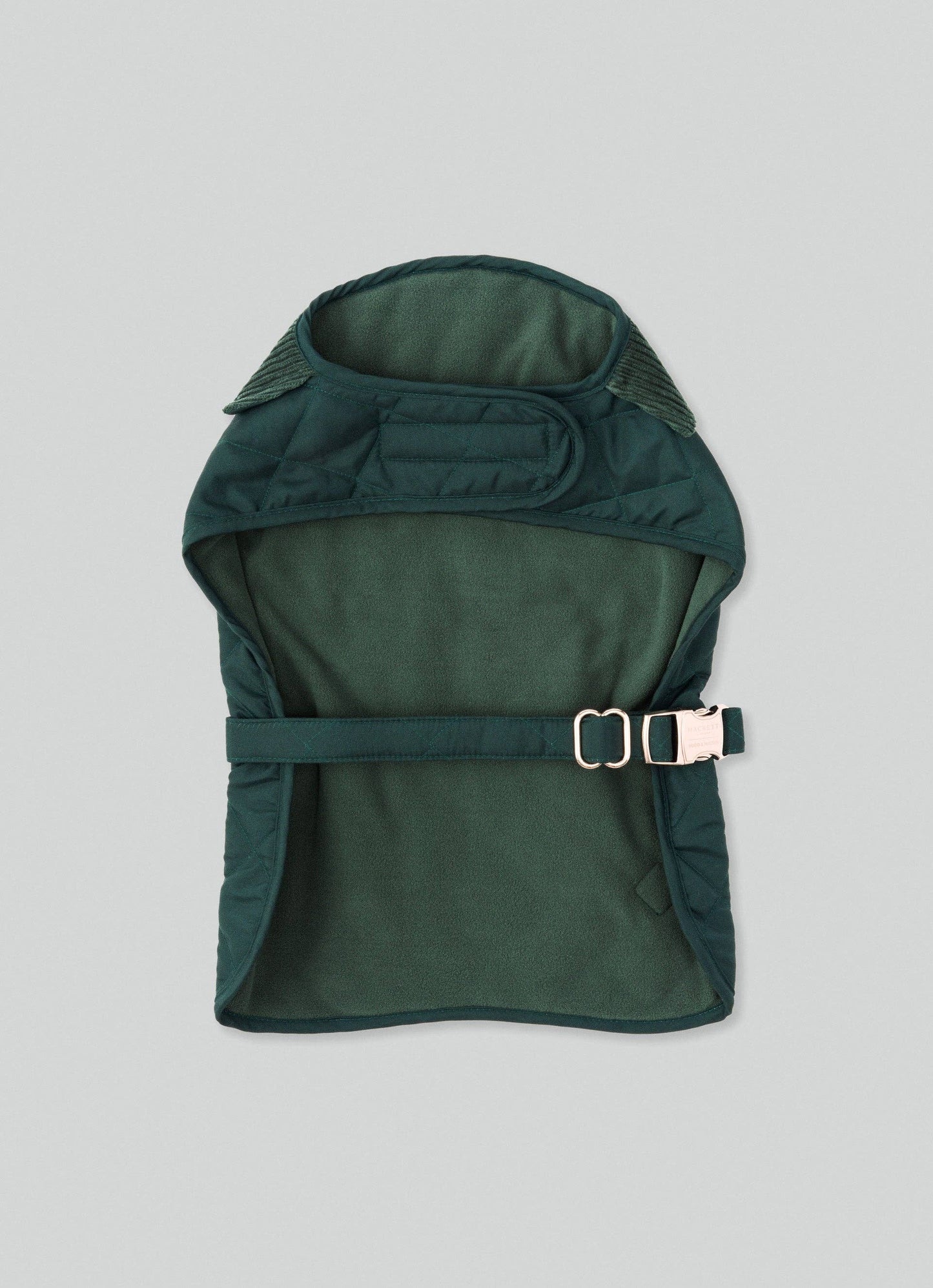 Veste matelassée pour chien Hackett x Hugo Hudson, vert forêt: M40