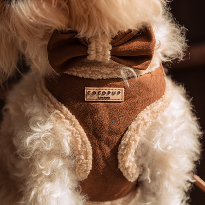 Harnais Aviator marron et beige