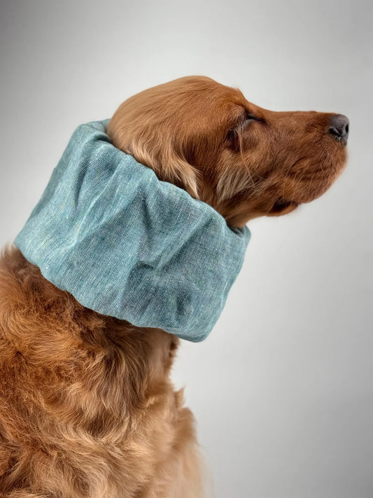 Snood vert en lin