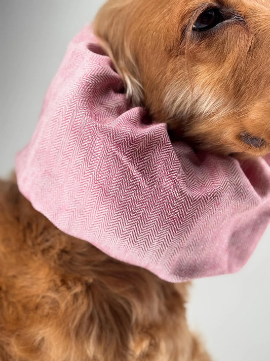 Snood à carreaux rouge
