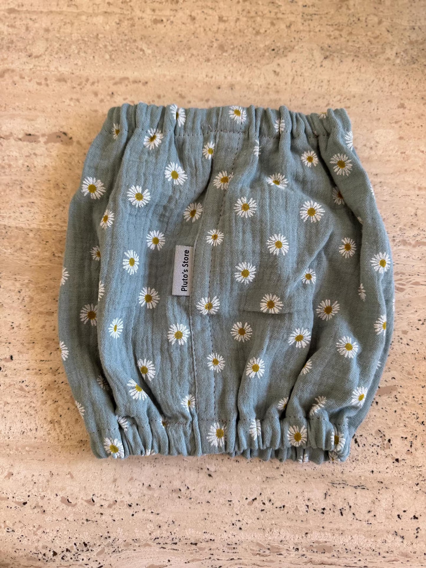 Snood à fleurs en gaz de coton