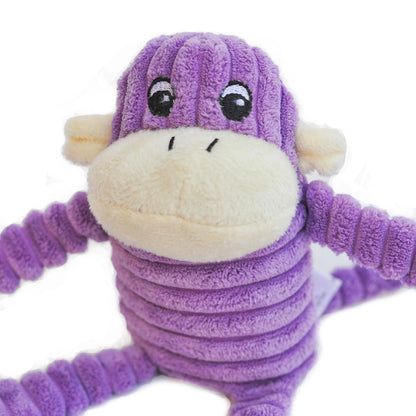 Peluche singe violet