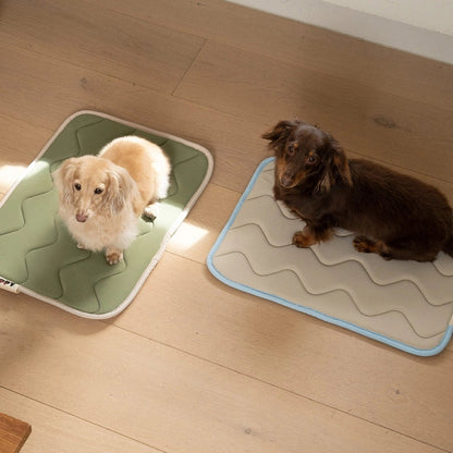 Tapis rafraîchissant à mémoire de forme