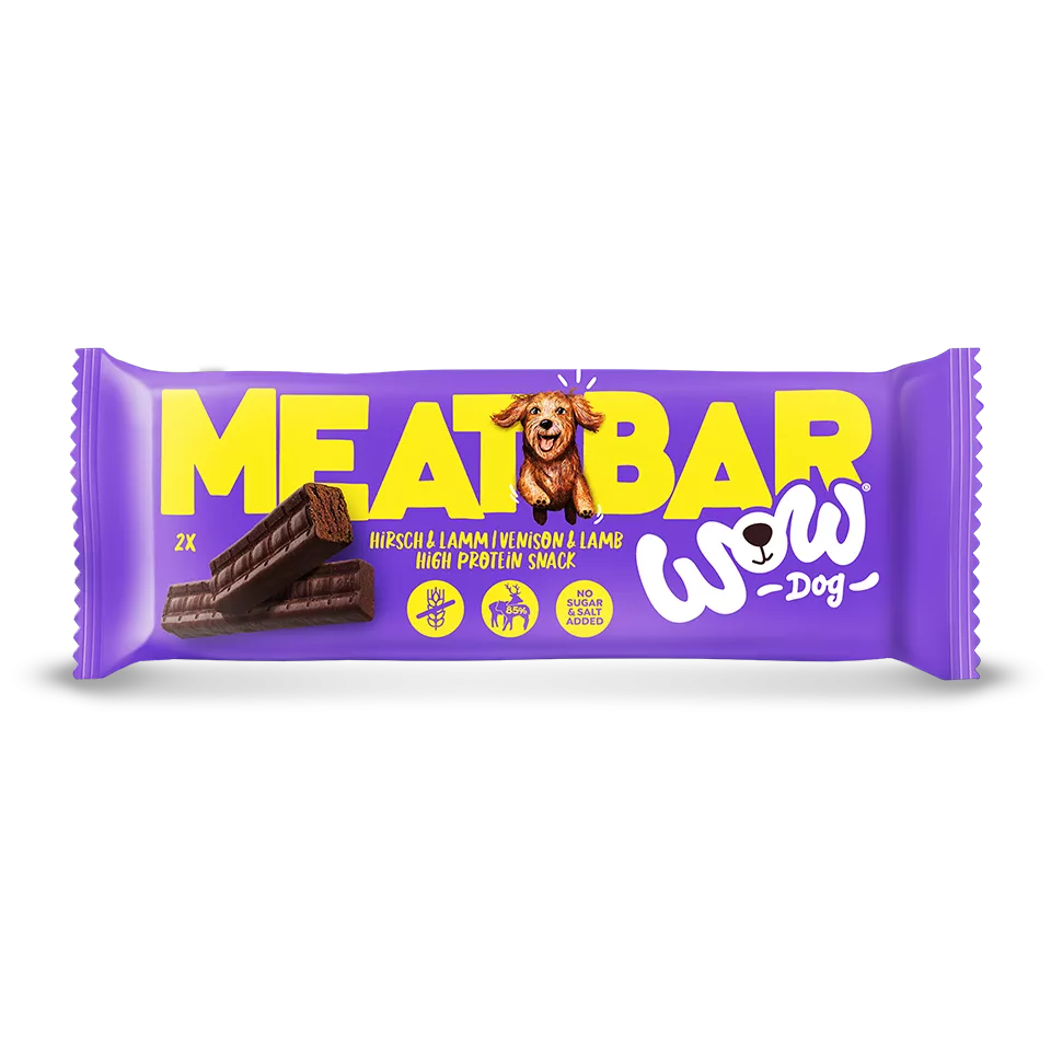 Barres protéinées au cerf et à l'agneau