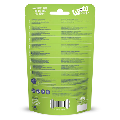 Barre de friandises boeuf et citrouille