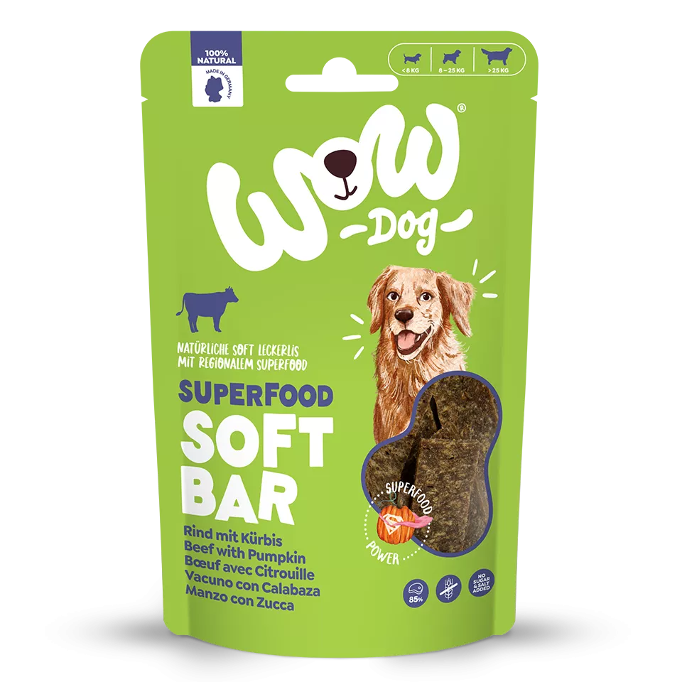 Barre de friandises boeuf et citrouille