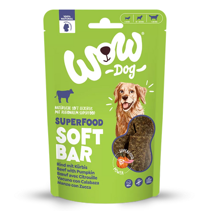 Barre de friandises boeuf et citrouille